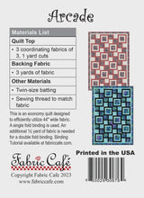 Arcade Individual Pattern by Fabric Cafe 41" x 59" FC092322-01 Bin MP