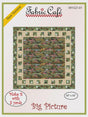 Big Picture Quilt Pattern by Fabric Cafe Quilt Size 50" x 50" FC091521-01 Bin MP