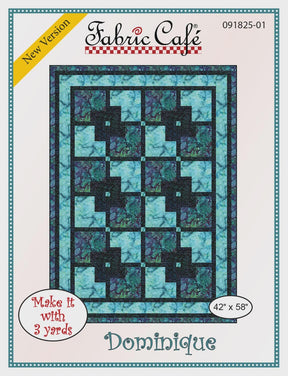 Dominique Quilt Pattern by Fabric Cafe 42" x 56" FC092129-01 Bin MP