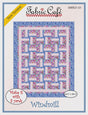 Windmill Quilt Pattern by Fabric Cafe Quilt Size 44.5" x 55.5" FC090921-01 Bin MP