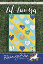 Lil' Luv Ya Quilt Pattern Card by Running Doe Quilts for Villa Rosa Designs finished size 20" x 28"
