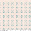 a ruler with a white background with blue dots