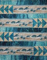 Turtle Soup Quilt Panel Pattern Only - INSTANT DIGITAL DOWNLOAD - From Heidi Cook for Villa Rosa Designs Size 49 x 61"