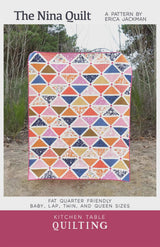 The Nina Quilt Paper Pattern KTQ162 by Kitchen Table Quilting (baby, lap and twin sizes queen)