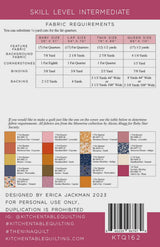 The Nina Quilt Paper Pattern KTQ162 by Kitchen Table Quilting (baby, lap and twin sizes queen)
