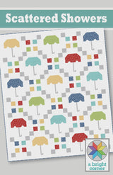 Scattered Showers Quilt Pattern by A Bright Corner Quilts ABC-355, 5 Sizes