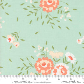 a ruler with a flower pattern on it
