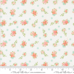 a white background with pink flowers and green leaves