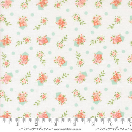 a white background with pink flowers and green leaves