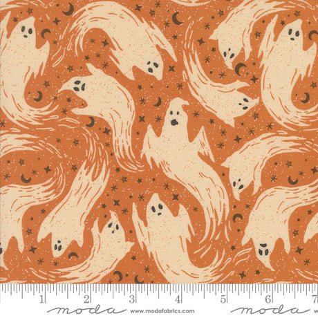 a ruler with a pattern of ghost dogs on it