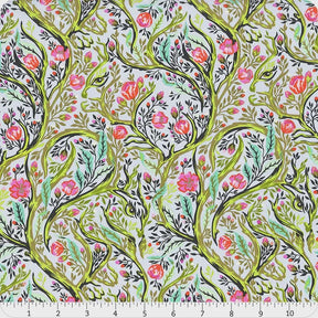 Full Moon Forest II Starlight Branch Manager by Tula Pink for Free Spirit Fabrics PWTP247.starlight Sold in 1/2 yard increments