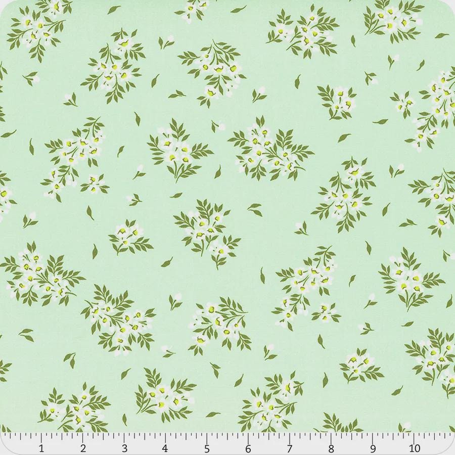True Colors Spearmint What a Ditz Yardage PWTP253-SPEARMINT Sold in 1/2 yard increments
