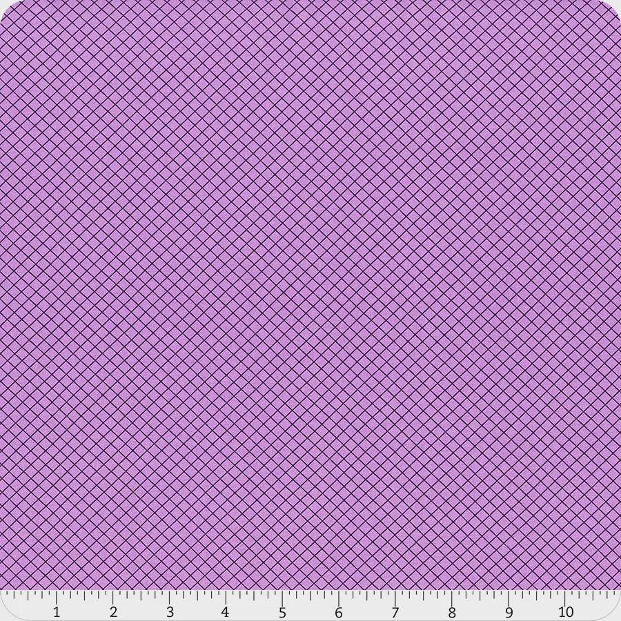 True Colors Mysterious On the Grid Yardage PWTP255-MYSTERIOUS Sold in 1/2 yard increments