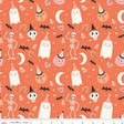 Hey Pumpkin Main Orange Yardage C16030-Orange by My Mind's Eye for Riley Blake Designs Sold in 1/2 yard increments