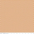 an orange and white background with a flower pattern