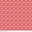 a pink background with orange and white flowers