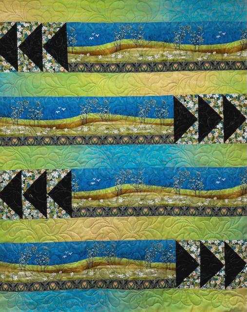 Turtle Soup Quilt Panel Pattern Only - INSTANT DIGITAL DOWNLOAD - From Heidi Cook for Villa Rosa Designs Size 49 x 61"