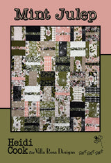 Mint Julep Quilt Panel Pattern Only - INSTANT DIGITAL DOWNLOAD - From Heidi Cook for Villa Rosa Designs Size 51" x 61"