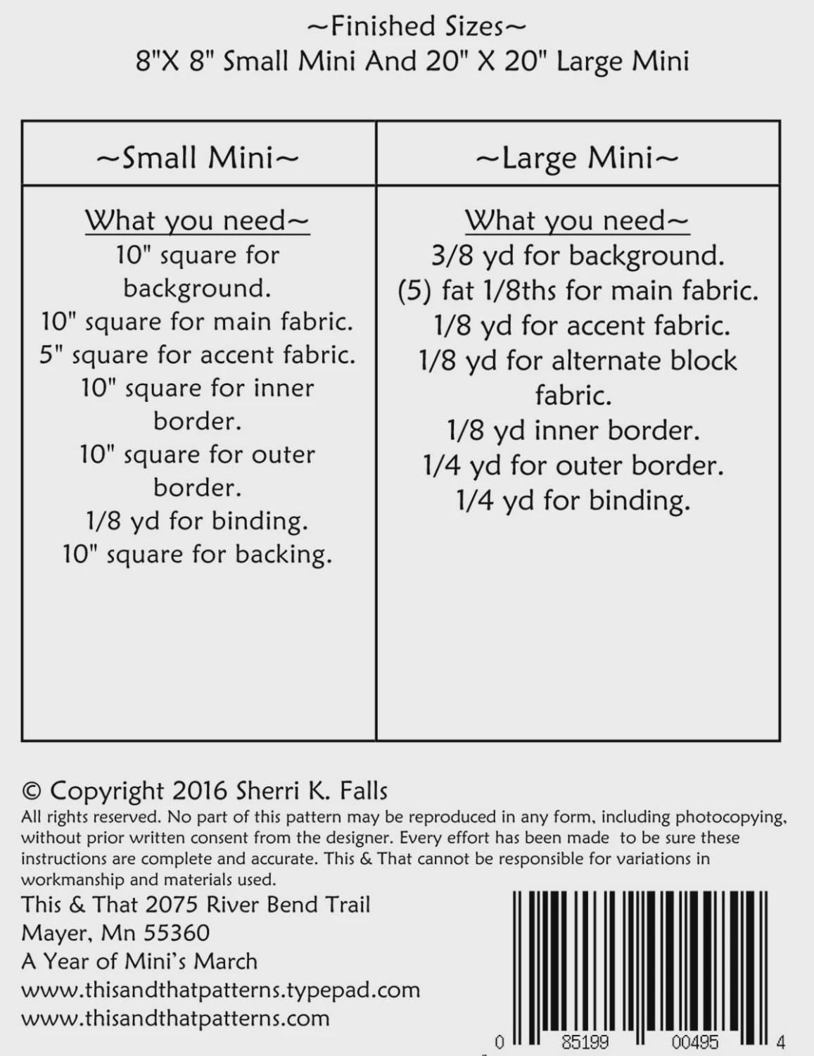 A Year of Mini's March TAT308 from This and That by Sherri Falls Bin MP