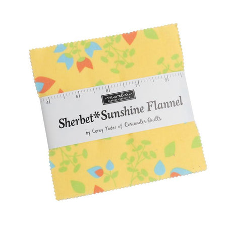 Sherbet Sunshine 5" Charm Pack 29220PPF by Corey Yoder For Moda Fabrics