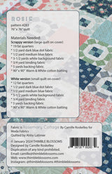 Rosie Quilt Pattern by Camille Roskelley for Thimble Blossoms TBL283 76 X 76
