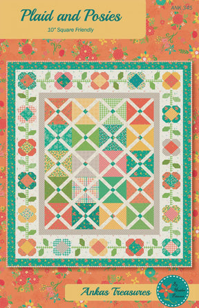 Plaid and Posies ANK345 by Heather Peterson for Anka's Treasures