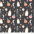 Hey Pumpkin Main Charcoal Yardage C16030-Charcoal by My Mind's Eye for Riley Blake Designs Sold in 1/2 yard increments
