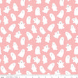Hey Pumpkin Ghosts Pink Yardage C16032-Pink by My Mind's Eye for Riley Blake Designs Sold in 1/2 yard increments