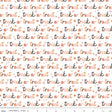 Hey Pumpkin Trick or Treat Yardage C16034-White by My Mind's Eye for Riley Blake Designs Sold in 1/2 yard increments