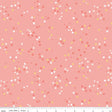 Between the Pages Flower Coral Yardage C15376-Coral by Fran Gulick of Cotton and Joy for Riley Blake Designs Sold in 1/2 yard increments