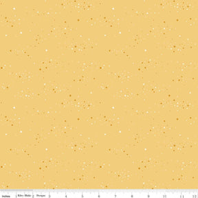 Between the Pages Starlight Honey Yardage C15377-Honey by Fran Gulick of Cotton and Joy for Riley Blake Designs Sold in 1/2 yard increments