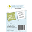 Love in Every Stitch Quilt Labels # KC251 by Katie Cupcake Quilt Label
