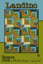 Landino Quilt Pattern Card by Tamara Cook for Villa Rosa Designs finished size 44" x 55"