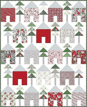 Chalet Quilt Pattern by Kate Spain KS1605 Printed Pattern Only Quilt Pattern Size 61" x 61"