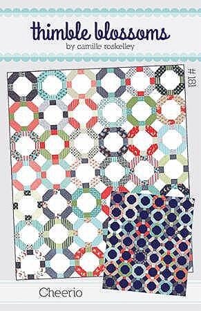 Cheerio Quilt Pattern by Thimble Blossoms Cheerio Pattern TBL181 68 X 78