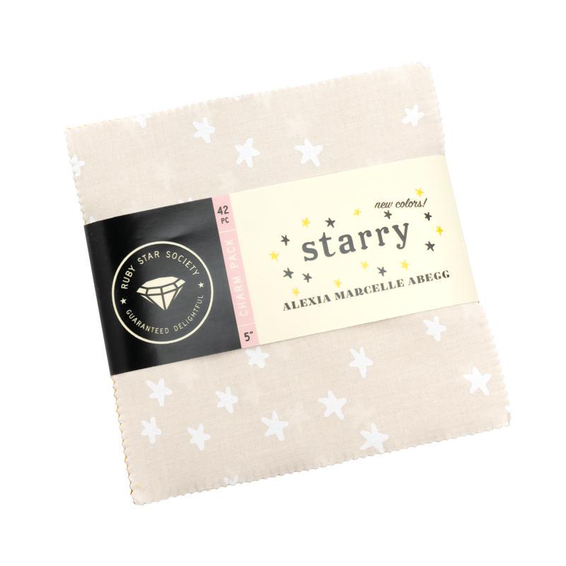 Starry New Charm Pack RS4109PPN by Alexia Abegg for Ruby Star