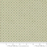 a repeating pattern of green circles on a fabric surface.