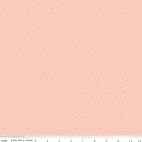 Love Notes Music Notes Apricot Yardage C16384-Apricot by Lindsay Wilkes for Riley Blake Designs 1/2 yard increment cut continuously