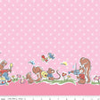 Love Notes Border Pink Yardage C16387-Pink by Lindsay Wilkes for Riley Blake Designs 1/2 yard increment cut continuously