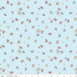 Love Notes Songbirds Sky Yardage C16382-Sky by Lindsay Wilkes for Riley Blake Designs 1/2 yard increments cut continuously