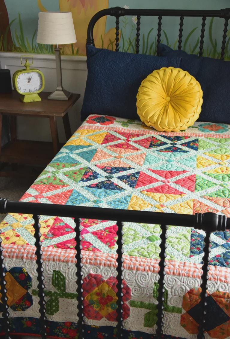 Plaid and Posies ANK345 by Heather Peterson for Anka's Treasures