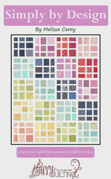 Simply by Design Quilt Pattern by Melissa Corry P106 for Happy Quilting Multi Sizes