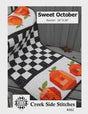 Sweet October Table Runner Printed Pattern Only CSS382 From Creek Side Stitches Bin MP