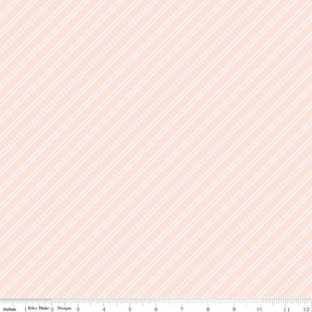 Between the Pages Stripes Yardage C15374-Ballerina by Fran Gulick of Cotton and Joy for Riley Blake Designs Sold in 1/2 yard increments