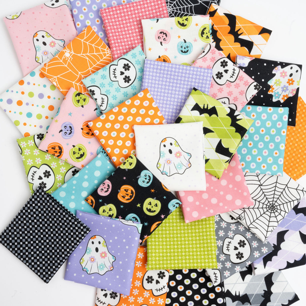 Fab Boo Lous Fat Quarter Bundle by Me and My sister Designs for Moda Bundle includes all 32 prints cut and packaged by Starlit Quilts