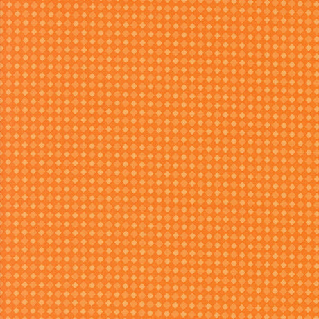 a repeating pattern of small orange and yellow squares, creating a visually striking and vibrant design.
