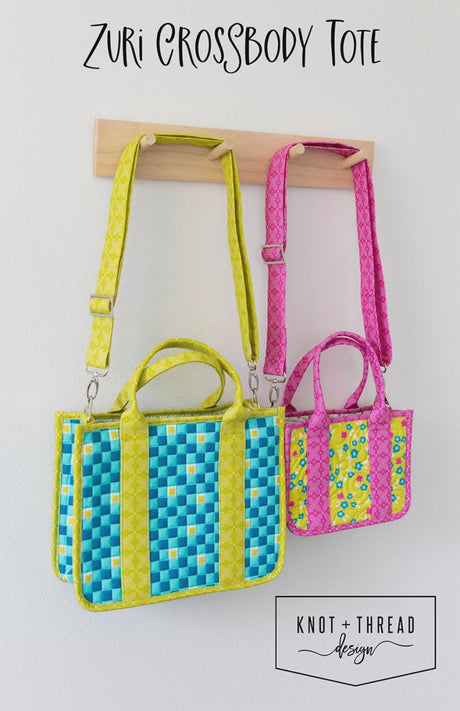 Zuri Crossbody Tote by Knot and Thread Design KAT125