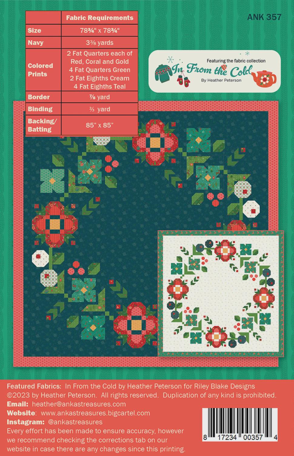 Laurel Wreath ANK357 by Heather Peterson for Anka's Treasures