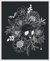 Noir Haunted Skull Panel Midnight Ghost 11548-23 by Alli K Design 36 x 44
