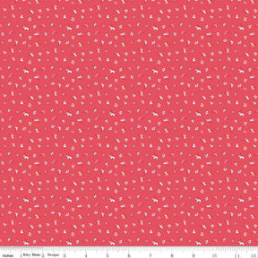 Love Notes Butterfly Floral Raspberry Yardage C16383-Raspberry by Lindsay Wilkes for Riley Blake Designs 1/2 yard increment cut continuously